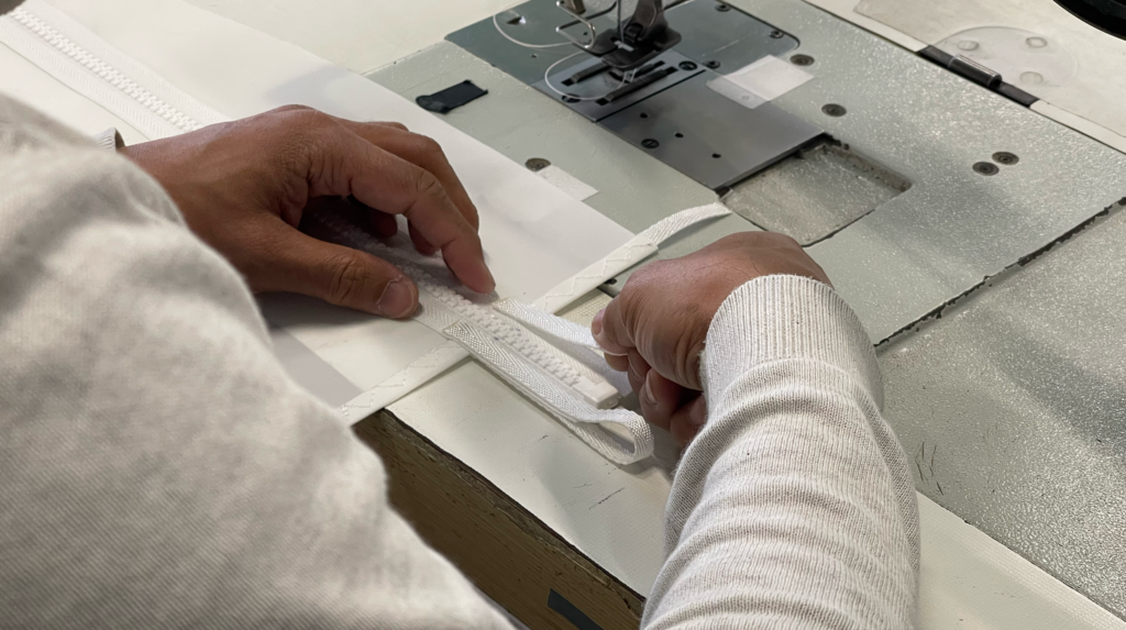 Les étapes de fabrication d'une voile